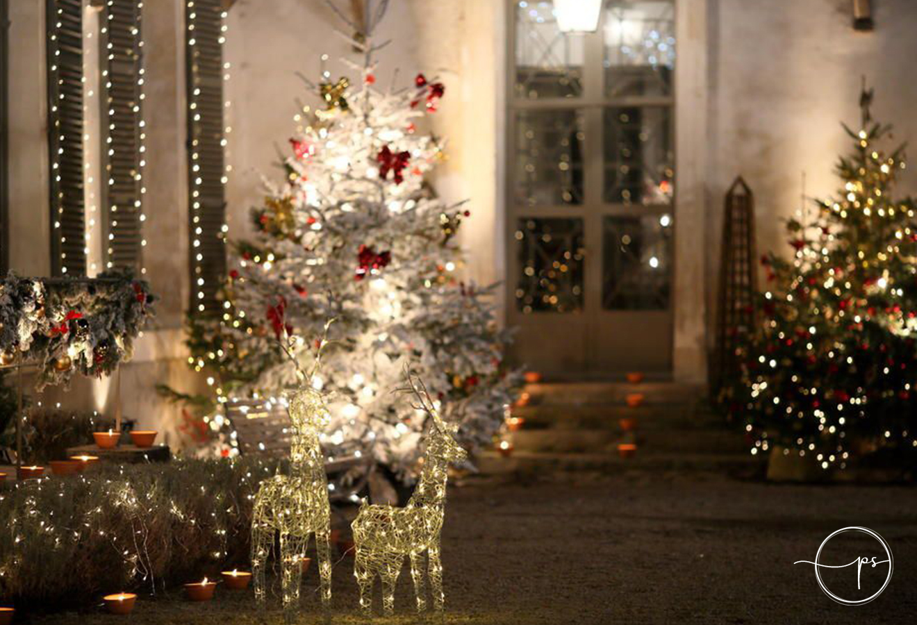 Décor de noel pour émission TV